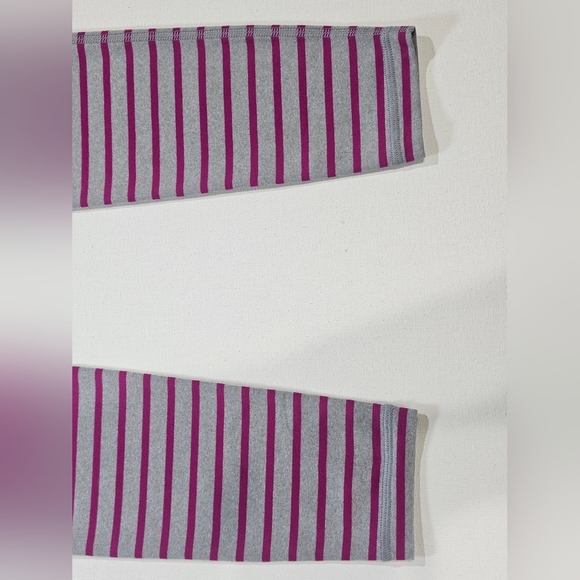 Under Armour Womens Yoga Pants Small Grey Pink Heatgear Soft Comfy Workout Gym - Picture 10 of 12